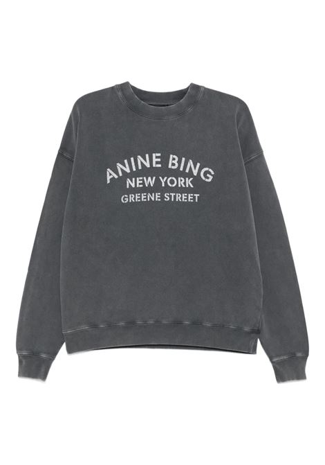 miles sweatshirt new york woman black ANINE BING | A-08-11728WBL1